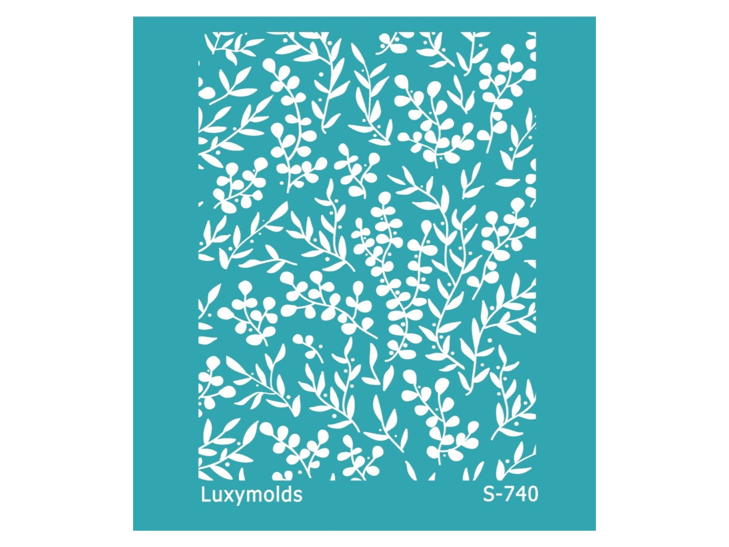 Silk screen stencil for polymer clay "Luxymolds" S-740