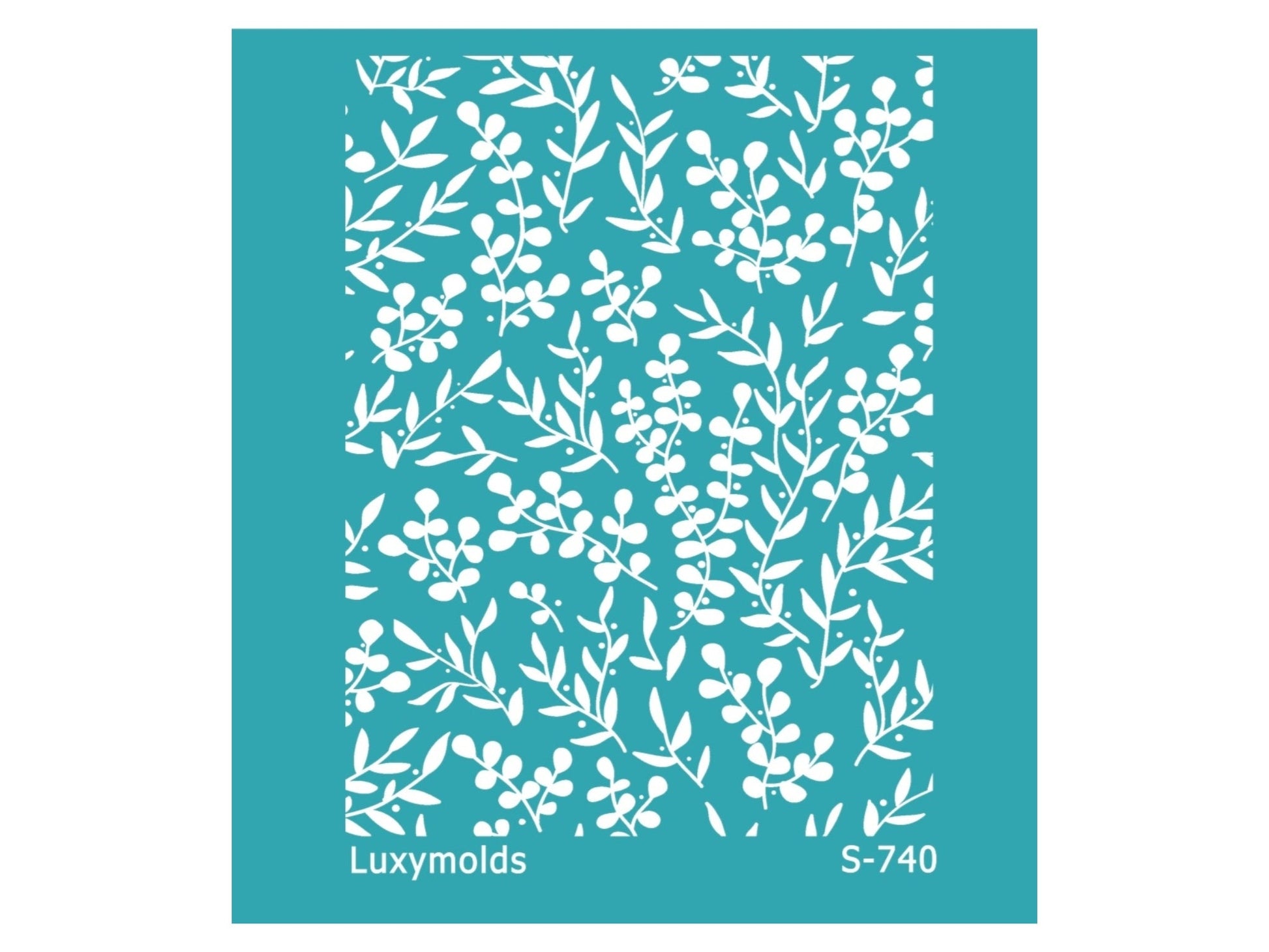 Silk screen stencil for polymer clay "Luxymolds" S-740