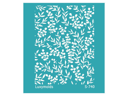Silk screen stencil for polymer clay "Luxymolds" S-740