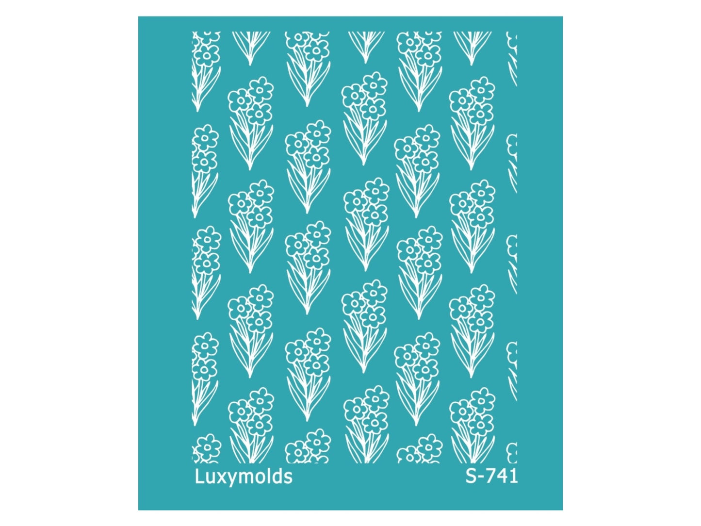 Silk screen stencil for polymer clay "Luxymolds" S-741