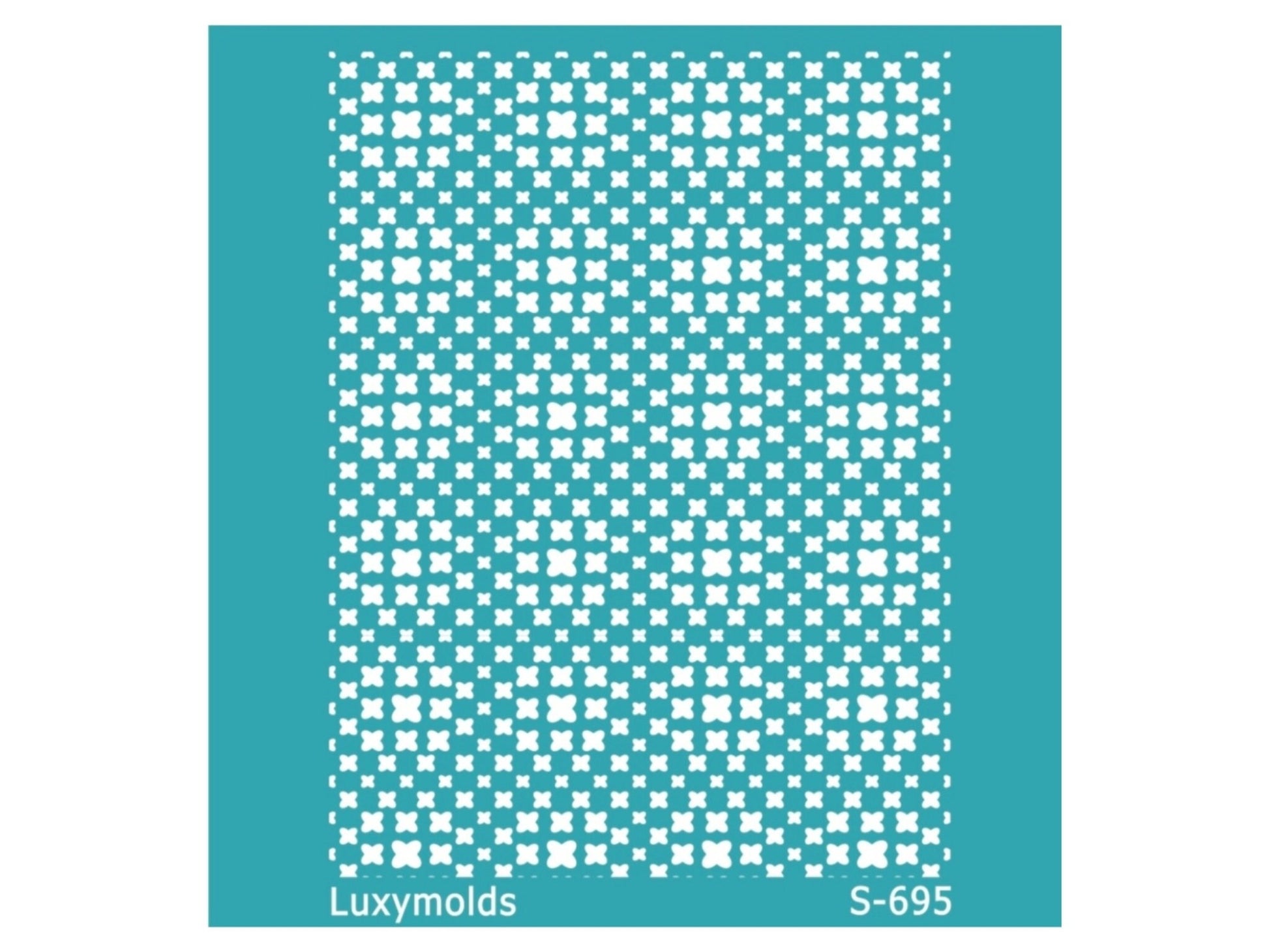 Silk screen stencil for polymer clay "Luxymolds" S-695