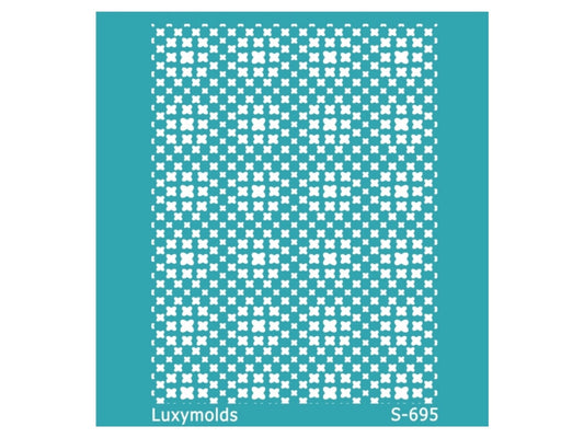 Silk screen stencil for polymer clay "Luxymolds" S-695