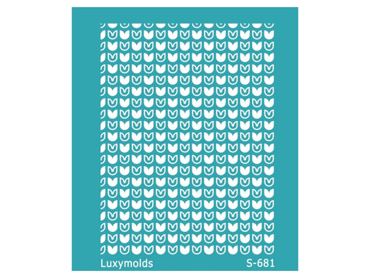 Silk screen stencil for polymer clay "Luxymolds" S-681
