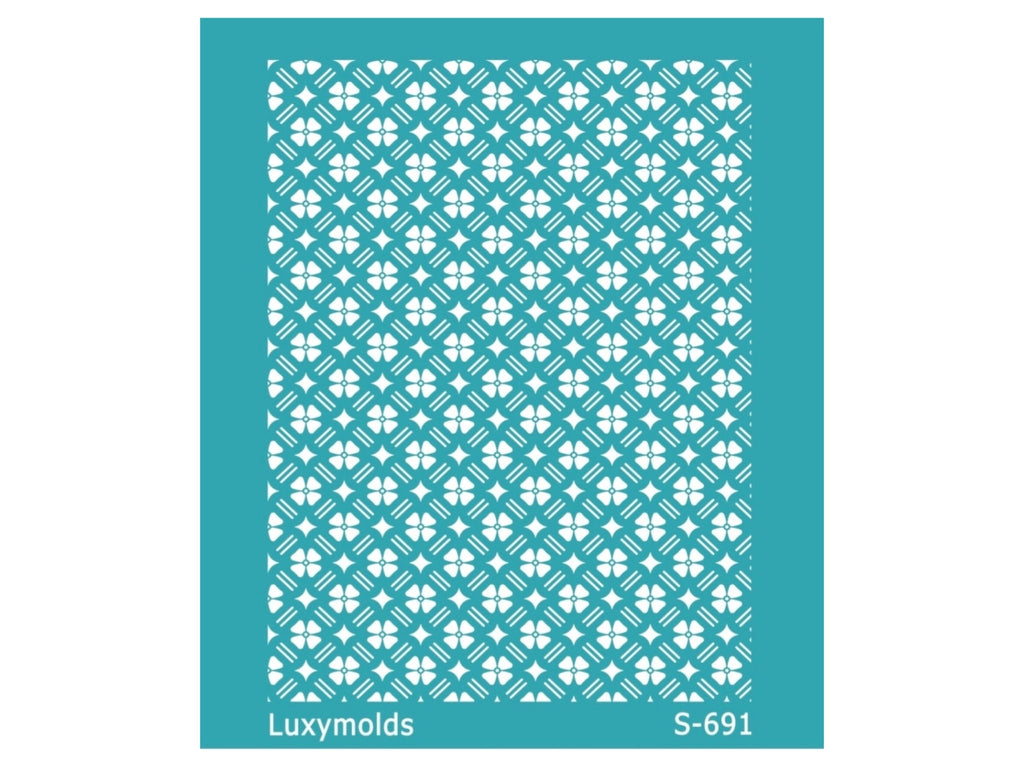 Silk screen stencil for polymer clay "Luxymolds" S-691