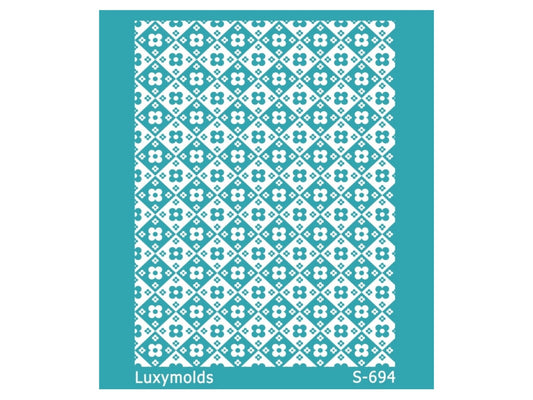 Silk screen stencil for polymer clay "Luxymolds" S-694