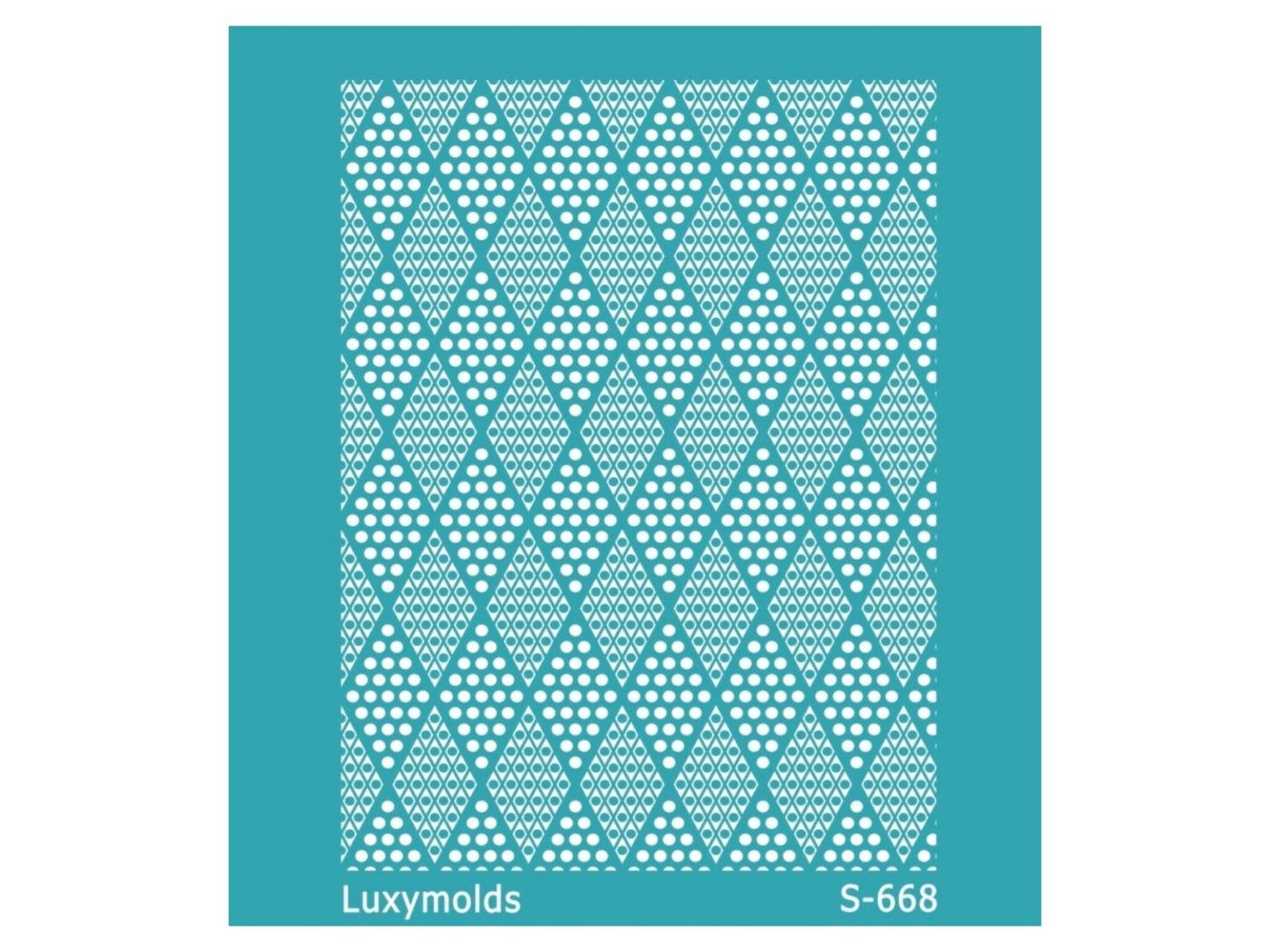 Silk screen stencil for polymer clay "Luxymolds" S-668