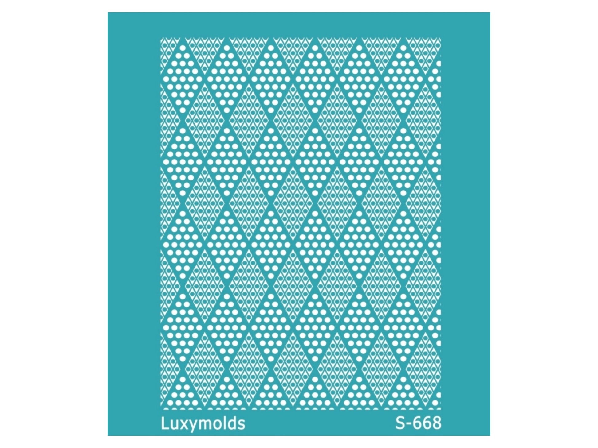 Silk screen stencil for polymer clay "Luxymolds" S-668