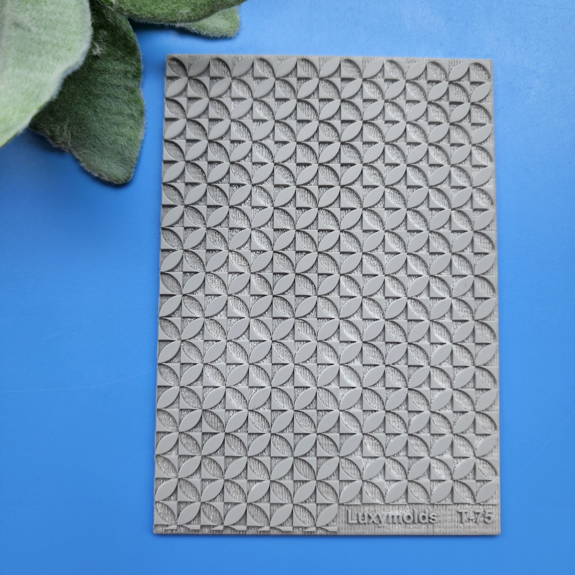 Polymer clay Texture tile Texture mat Clay stamp Polymer clay texture stencils "Geometryc" T-75