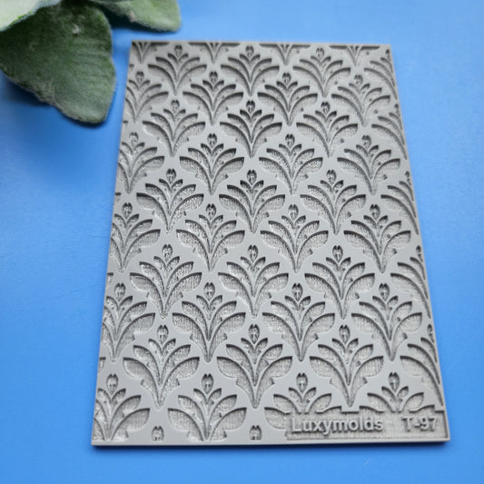 Polymer clay Texture tile Texture mat Clay stamp Polymer clay texture stencils T-97