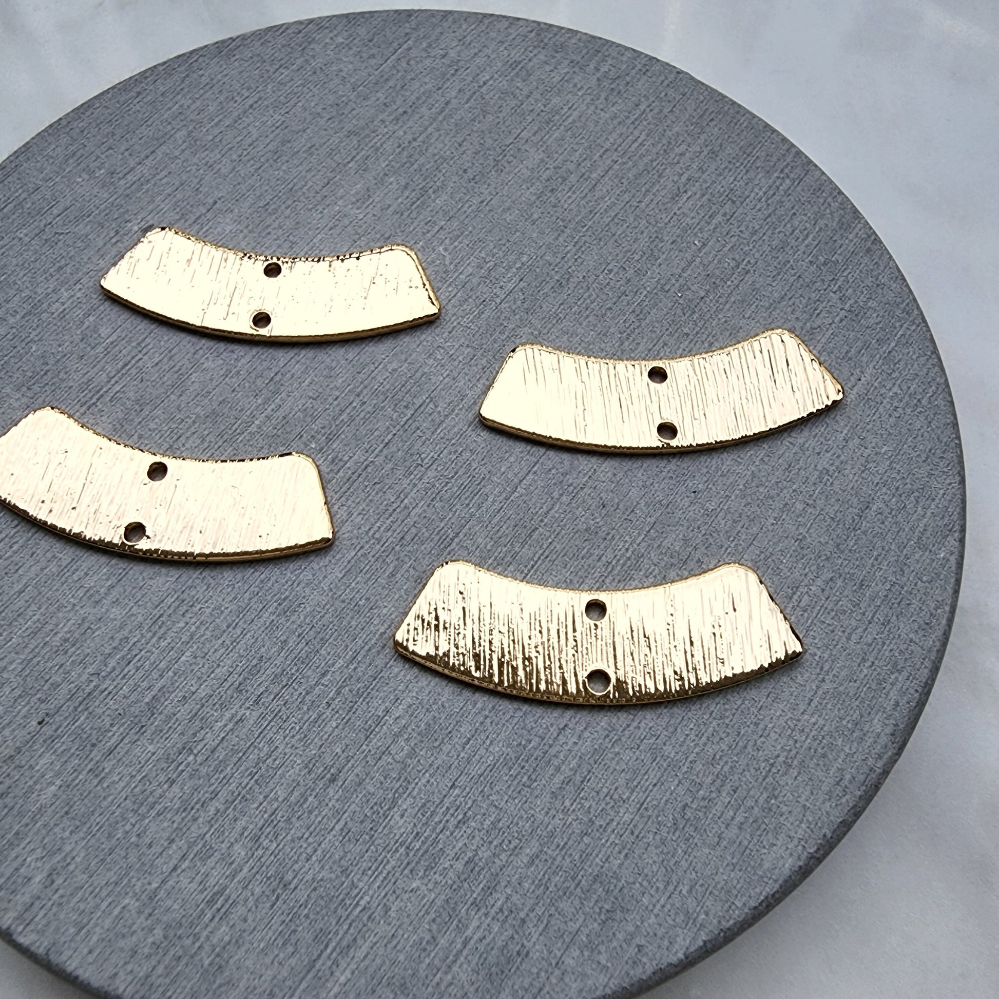 Gold plated charms Earrings components Earrings findings DIY jewelry