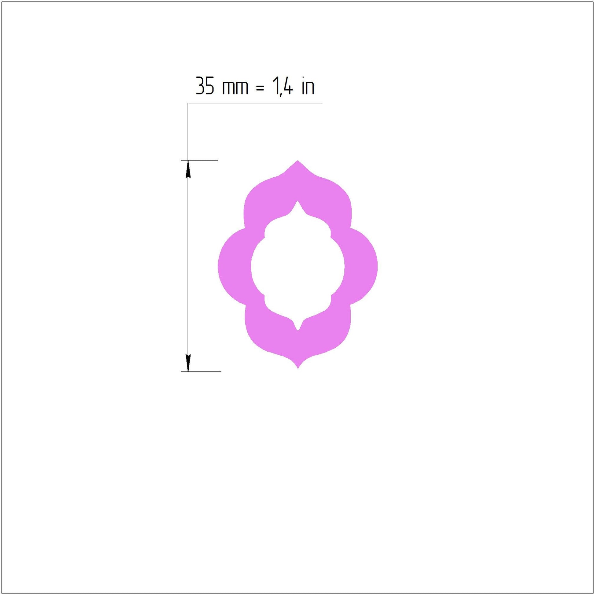 Earrings Polymer clay 3D cutters Jewelry Modern shape cutter