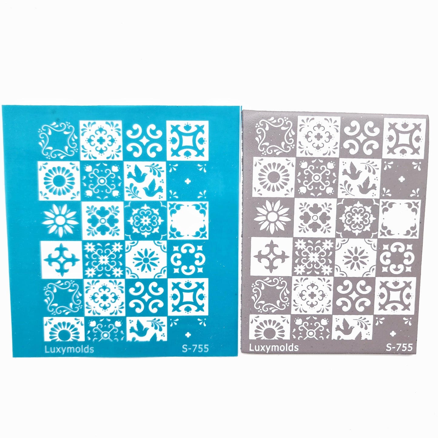 Silk screen stencil for polymer clay "Luxymolds" S-755