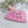 Micro cutter 6 mm "Petal" Polymer clay mini cutter 3D print jewelry molds Earrings clay mold