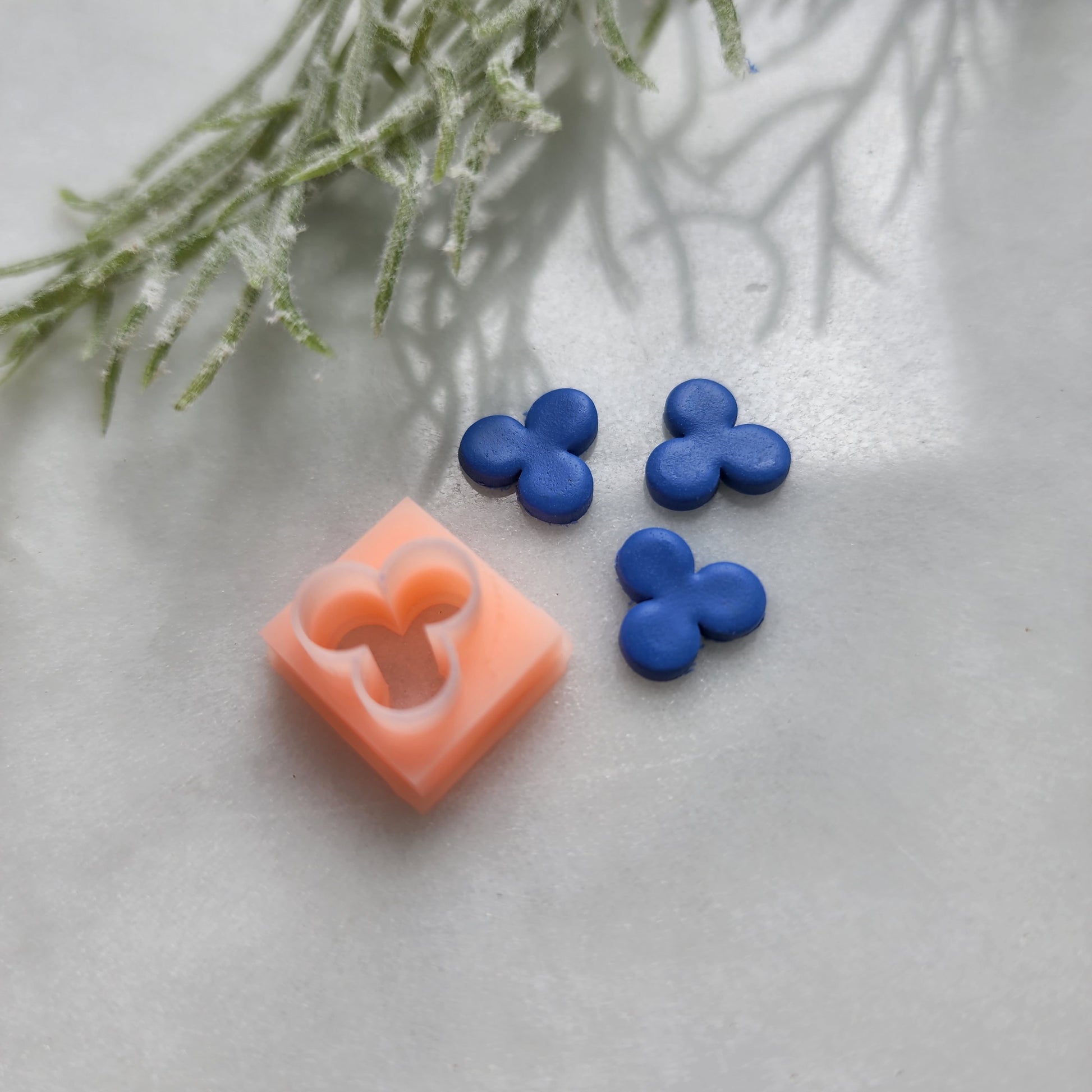 8 pcs mini cutters 10 mm "Flowers" Polymer clay micro cutter 3D print jewelry molds Earrings clay mold