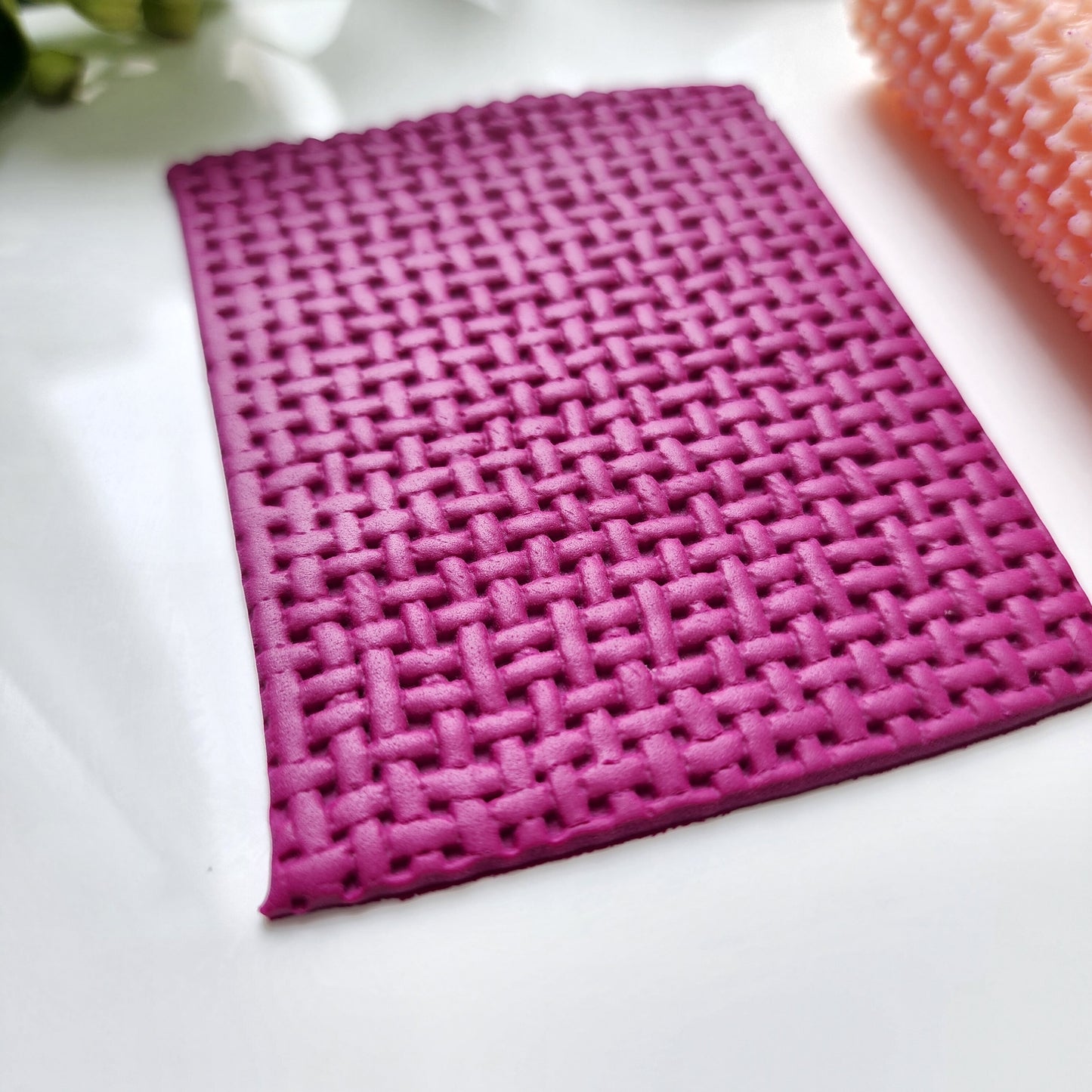 Polymer clay texture roller clay stamp 3D printed embossing