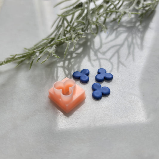 Micro cutter 10 mm "Flower" Polymer clay mini cutter 3D print jewelry mold Earrings clay mold