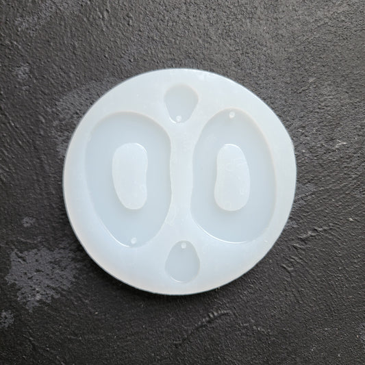 Silicone earrings mold mould for resin and eposy