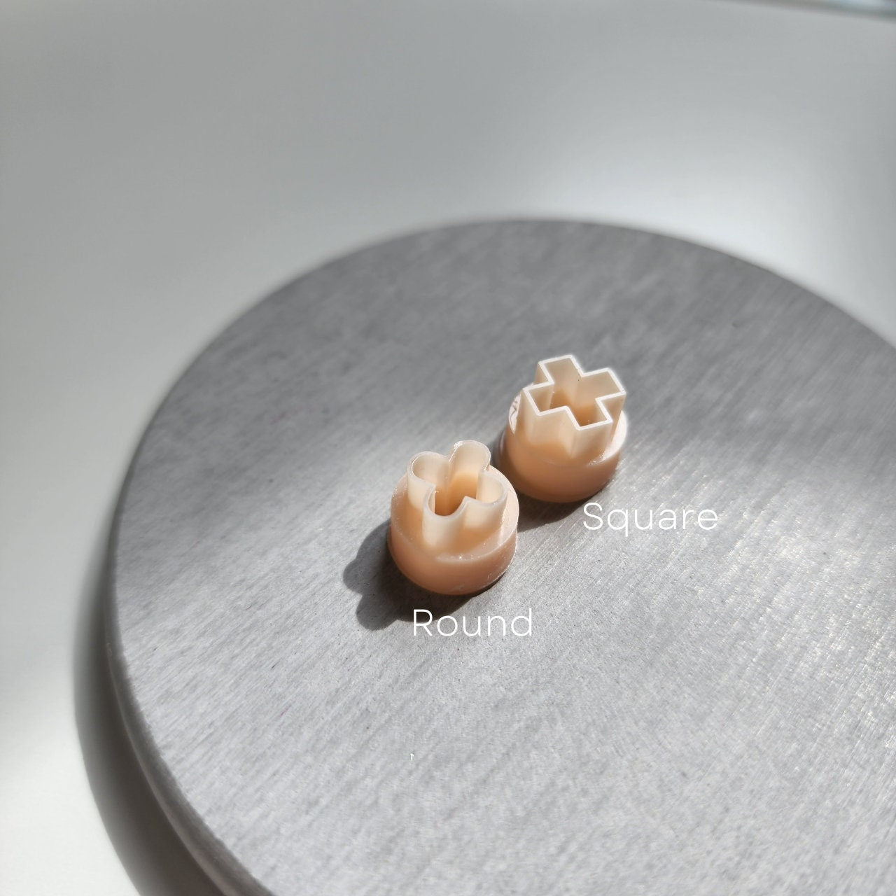 Micro cutter 6 mm "Cross" Polymer clay mini cutter 3D print jewelry molds Earrings clay mold