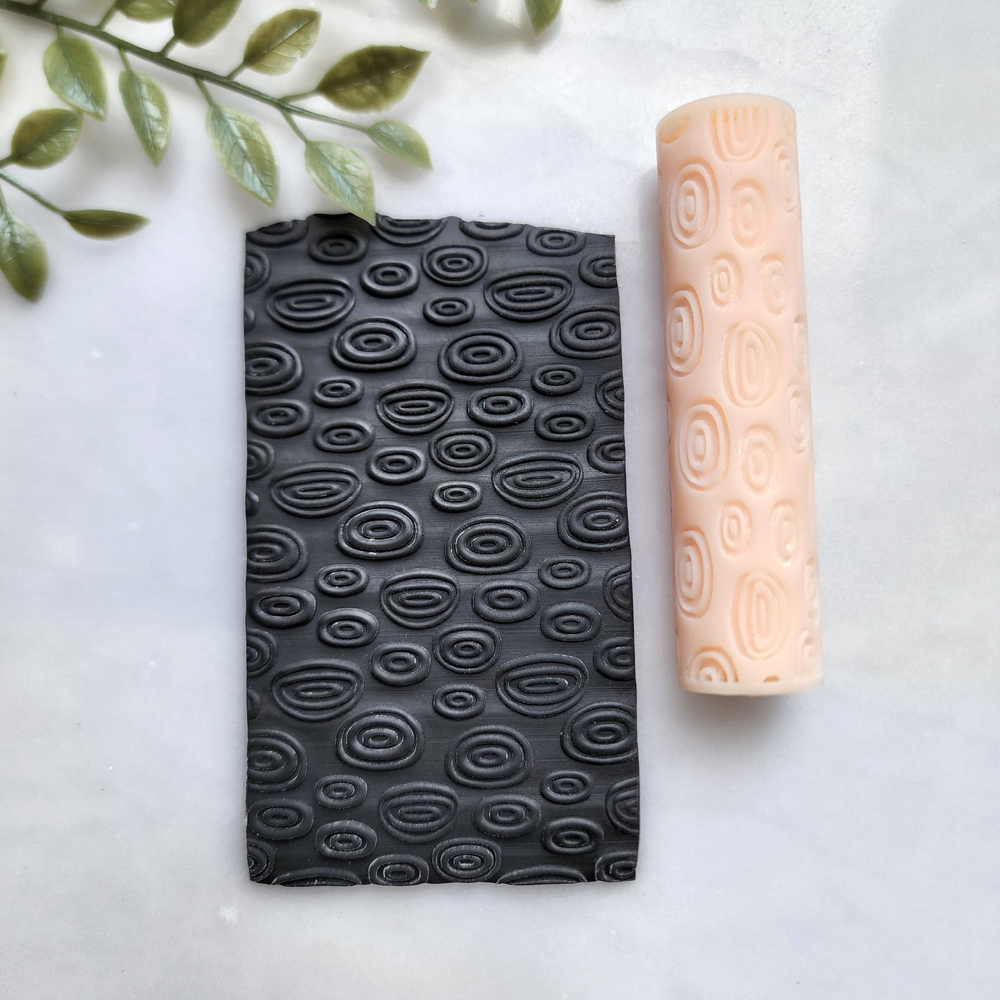 Polymer clay texture roller clay stamp 3D printed embossing "Geometry, Abstract"