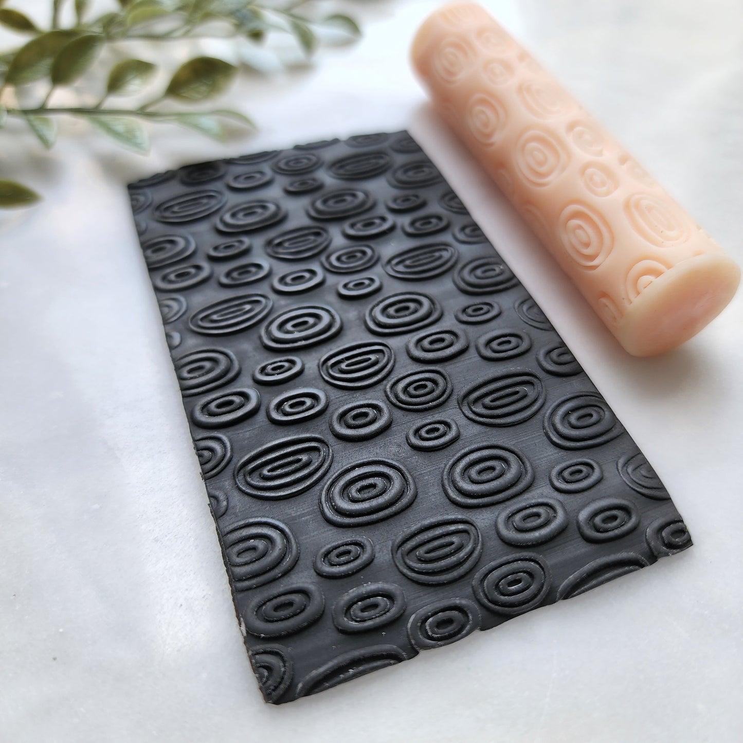Polymer clay texture roller clay stamp 3D printed embossing "Geometry, Abstract"