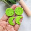 Polymer clay texture roller clay stamp 3D printed embossing "Floral"