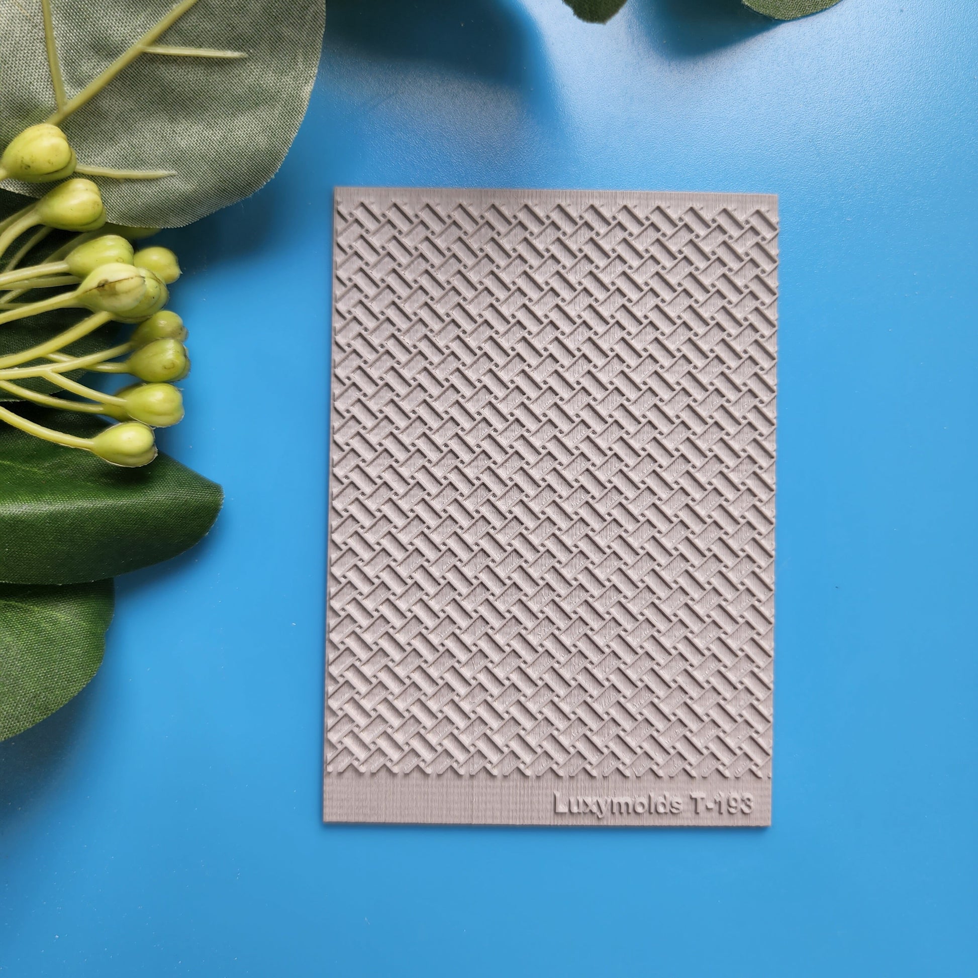 Polymer clay Texture tile Texture mat Clay stamp Polymer clay texture stencils "Geometric pattern"T-193