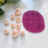 9 pcs micro cutters Polymer clay micro cutter 3D print jewelry molds Earrings clay mold
