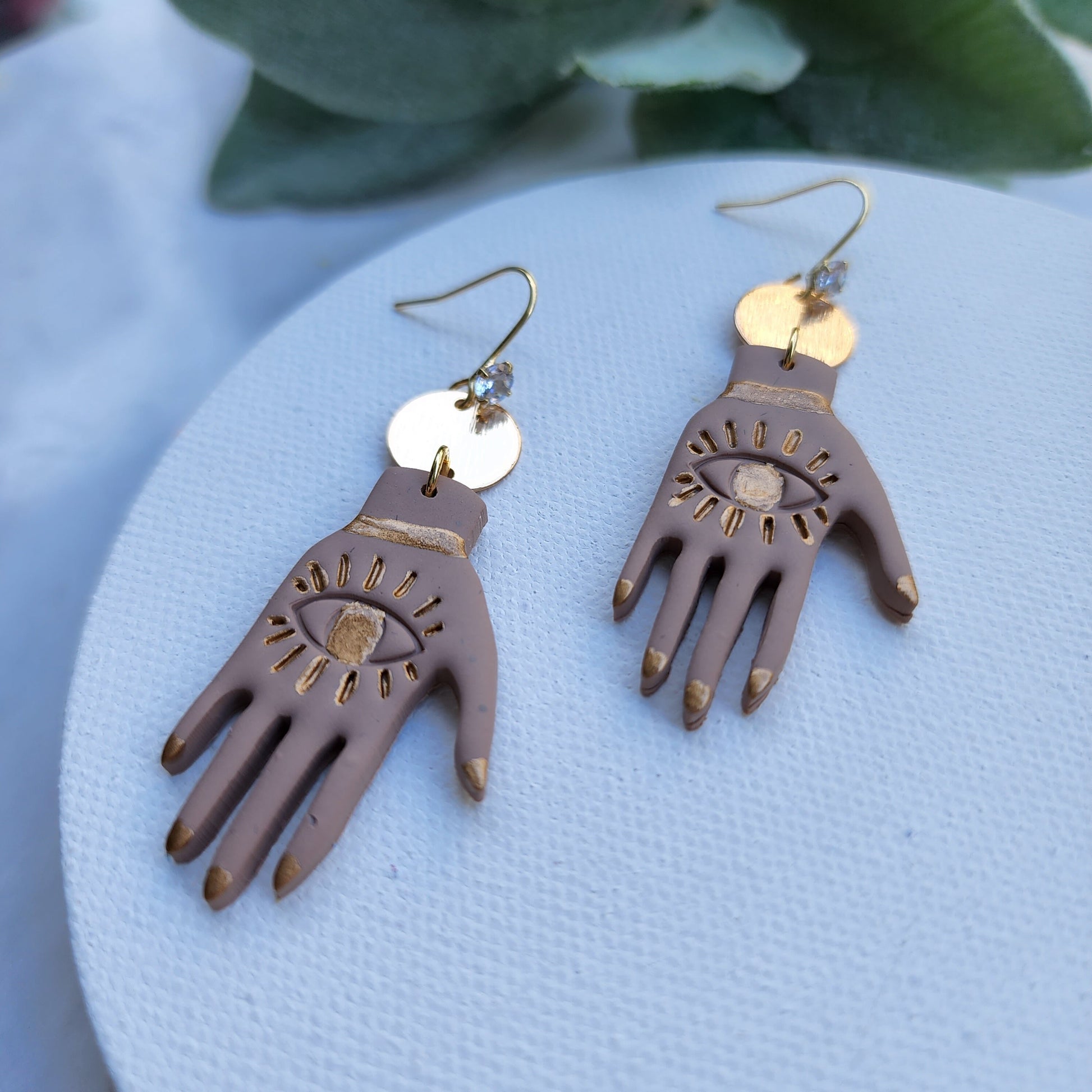 Polymer Clay cutters "Hand" Earrings sharp clay cutter