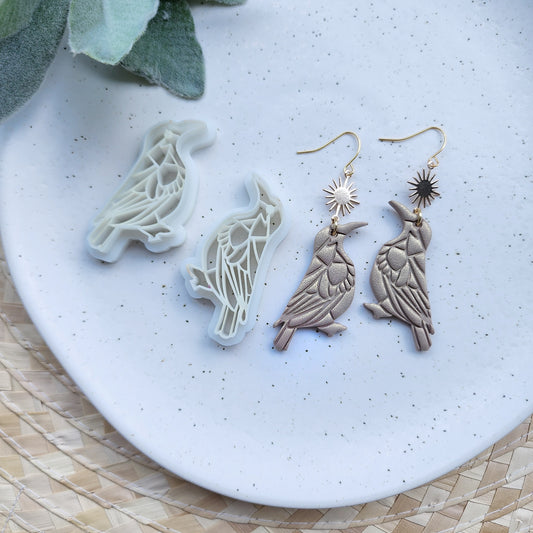 Polymer Clay cutters "Birds" Earrings sharp clay cutter stamp