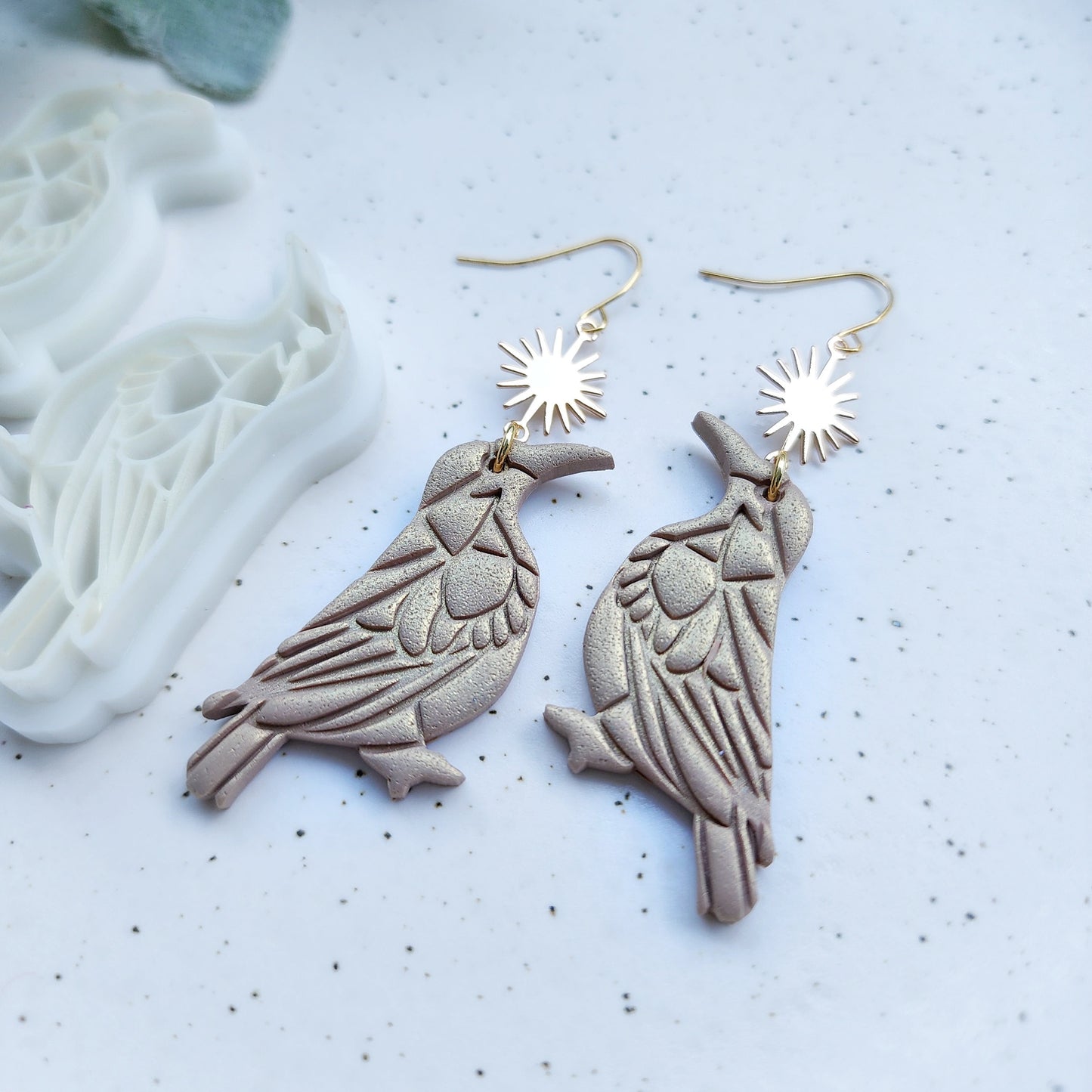 Polymer Clay cutters "Birds" Earrings sharp clay cutter stamp