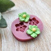Silicone earrings mold / Silicone epoxy mold / Silicone stud earring moulds / Silicone UV resin molds /Flowers earring silicone jewelry mold