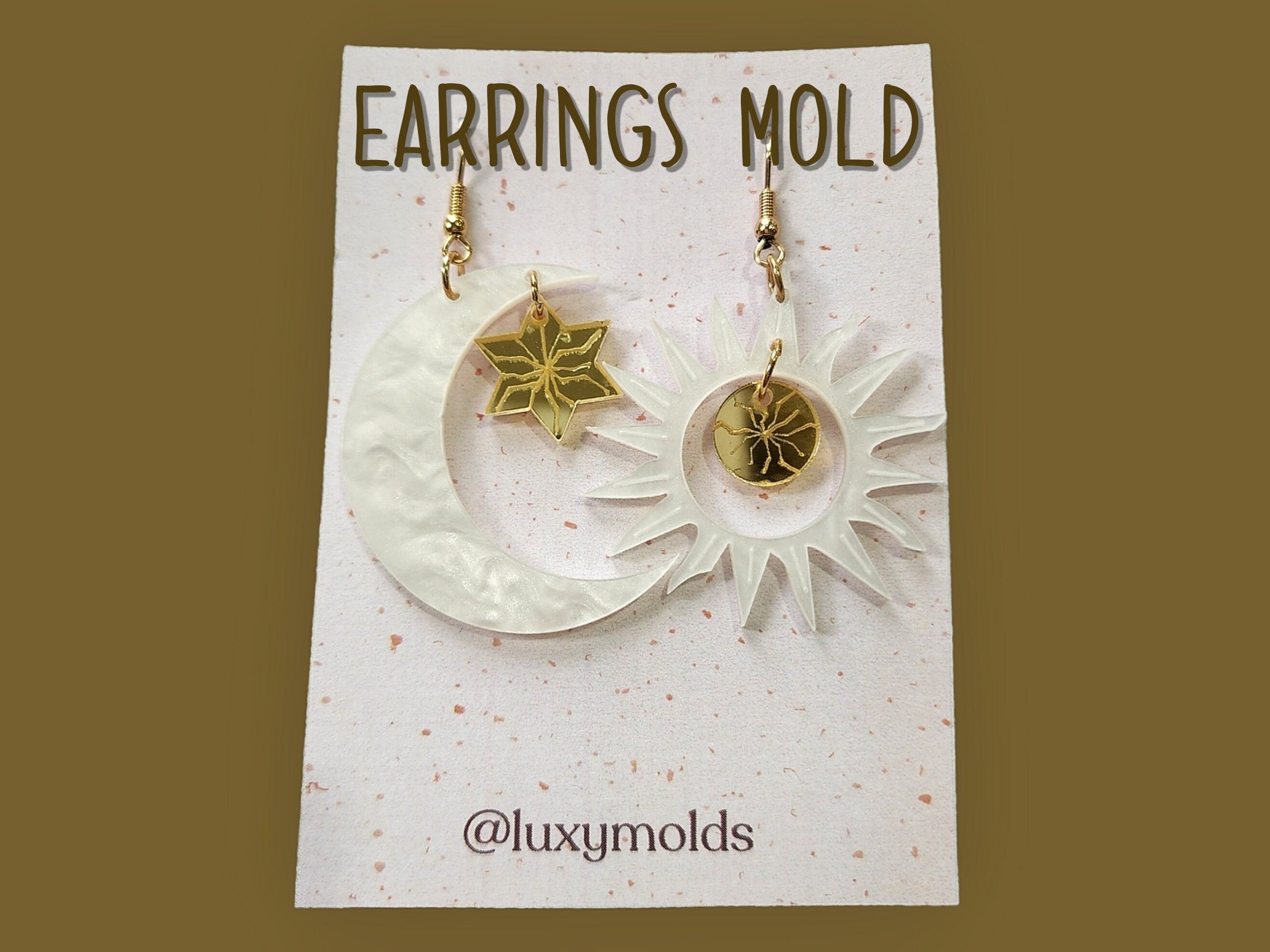 Silicone earring molds deals