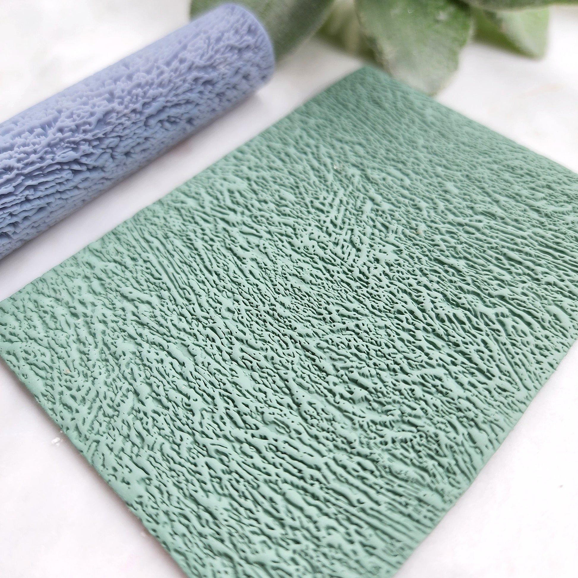 Polymer clay texture roller clay stamp 3D printed embossing