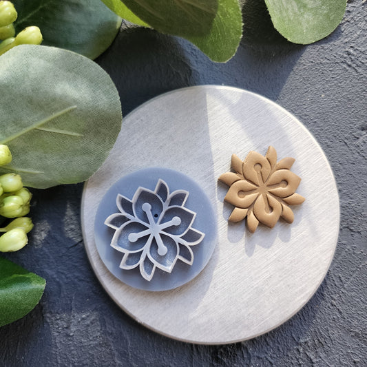 Polymer Clay cutters "Flower" Earrings sharp clay cutter / Polymer clay tool / Earrings cutter / Botanical cutter / Jewelry cutter