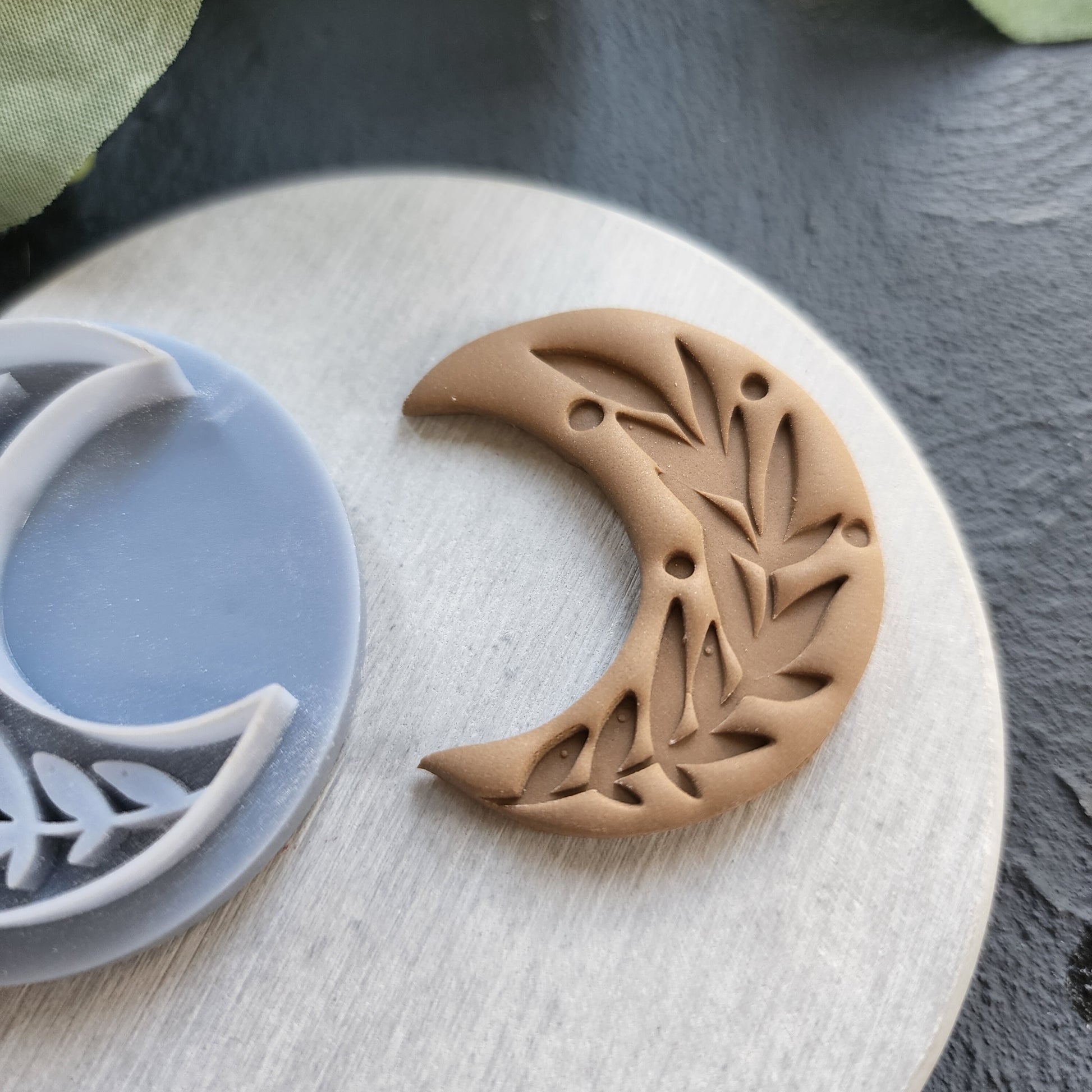 Polymer Clay cutters "Flower Moon" Earrings sharp clay cutter / Polymer clay tool / Earrings cutter / Botanical cutter / Jewelry cutter
