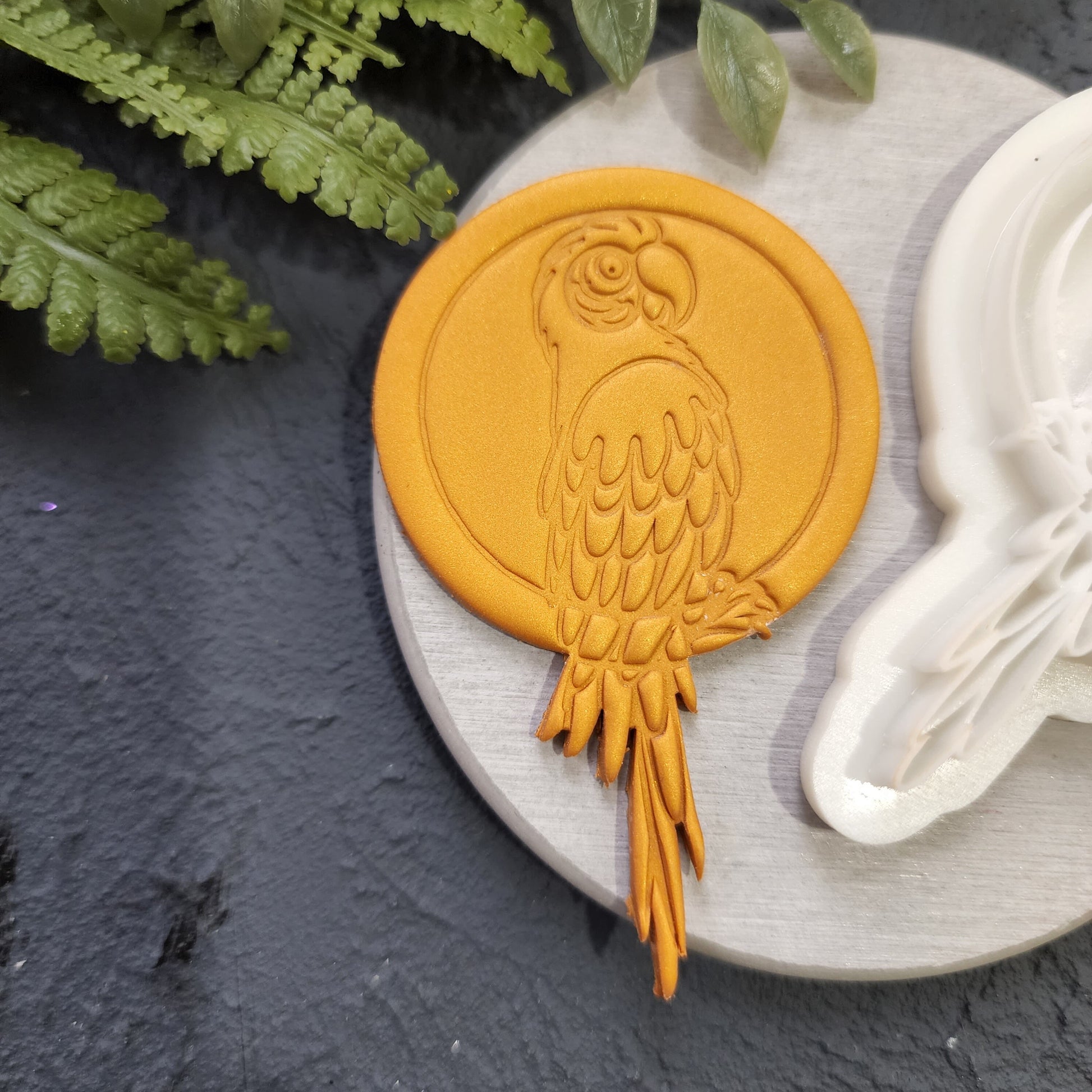Polymer Clay cutters "Parrot" Earrings sharp clay cutter / Polymer clay tool / Earrings cutter / Botanical cutter / Jewelry cutter