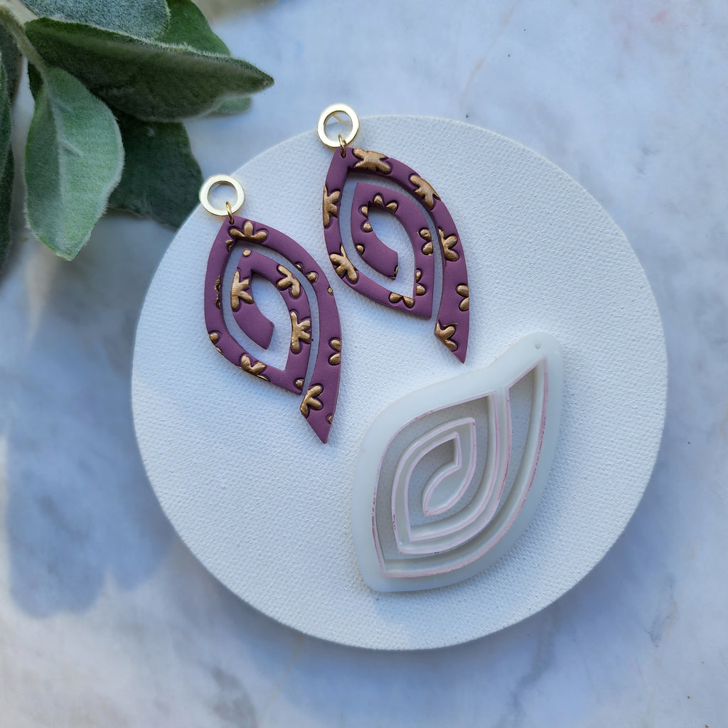 Polymer Clay cutters "Geometry" Earrings sharp clay cutter