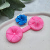Polymer clay mold Silicone earrings mold Basionym Fallopia convolvulus flower Polymer clay texture Clay tool Flower cutter Botanical texture