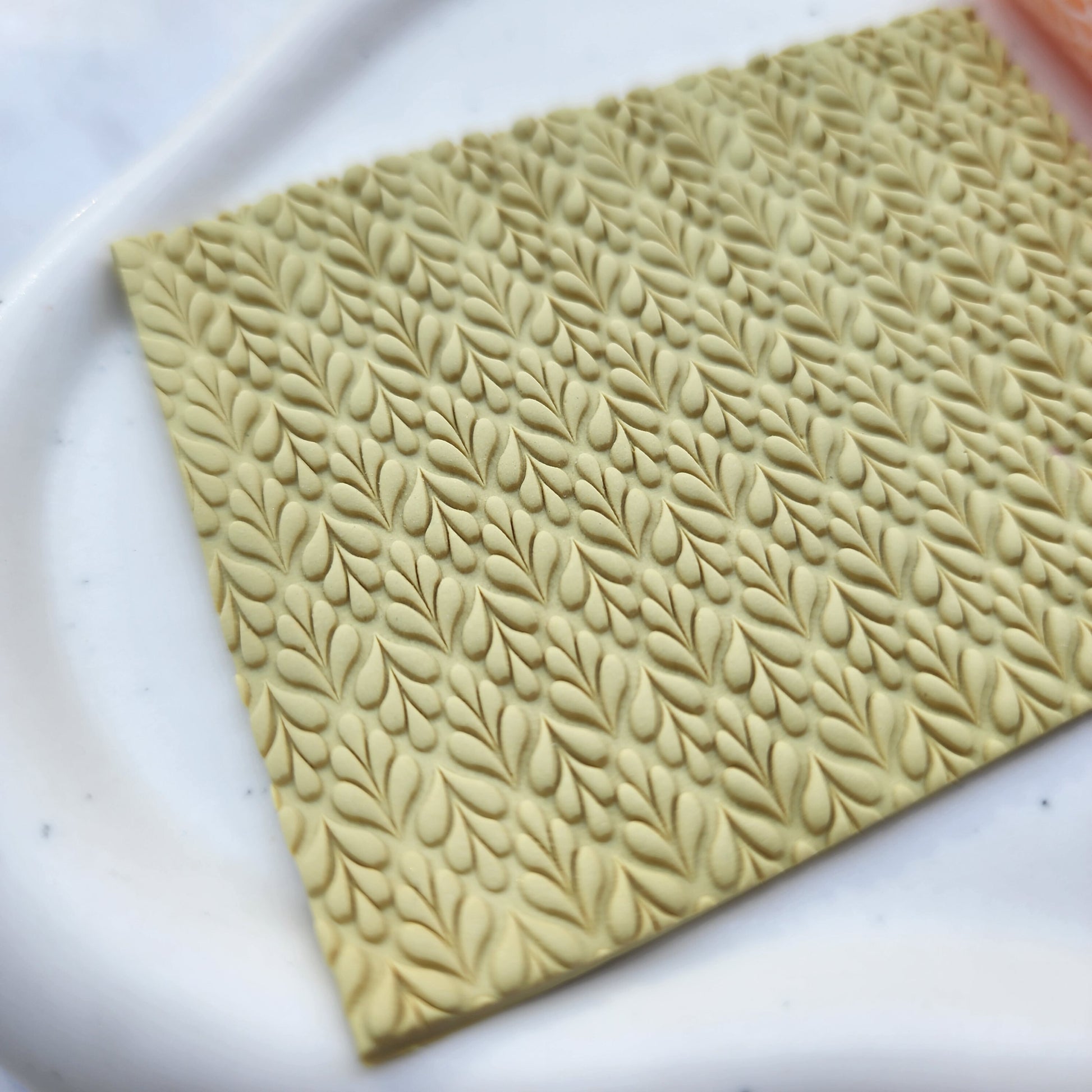 Polymer clay texture roller clay stamp 3D printed embossing Polymer clay tool Vintage pattern roller Organic pattern texture Clay cutters