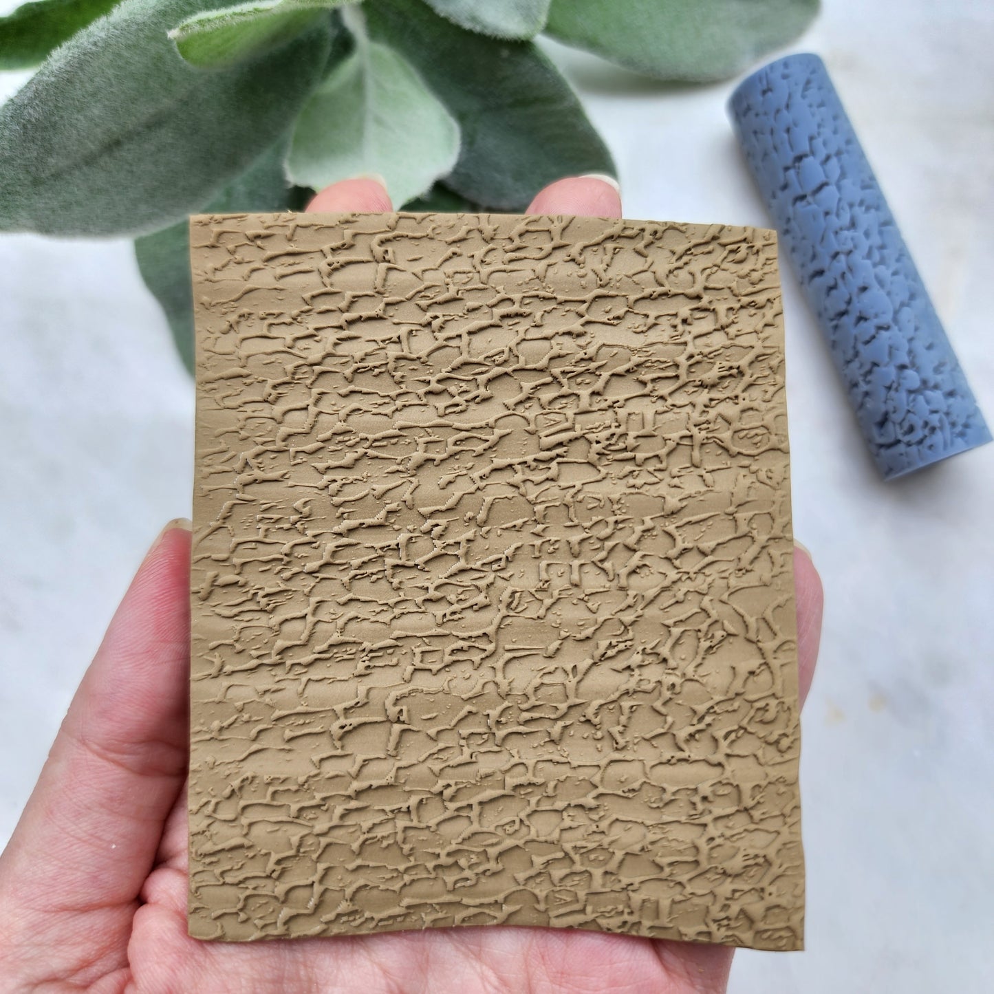 Polymer clay texture roller clay stamp 3D printed embossing Polymer clay tool Vintage pattern roller Organic pattern texture Clay cutters