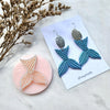 Polymer Clay cutters "Mermaid fin" Earrings sharp clay cutter /Summer cutters/Polymer clay tool/Earrings cutter/Clay supplies/Jewelry cutter