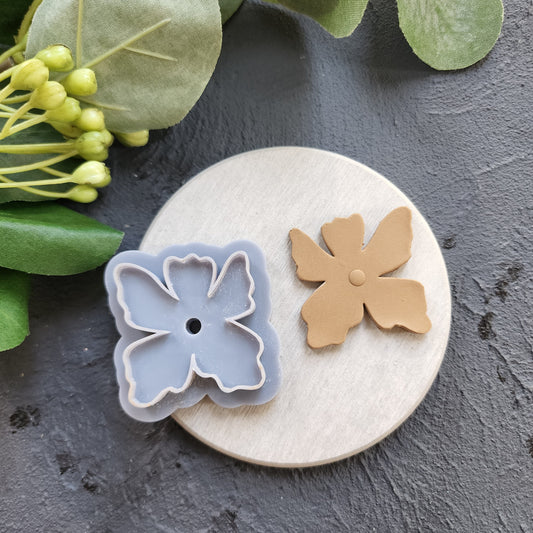 Polymer Clay cutters "Flower" Earrings sharp clay cutter / Polymer clay tool / Earrings cutter / Botanical cutter / Jewelry cutter