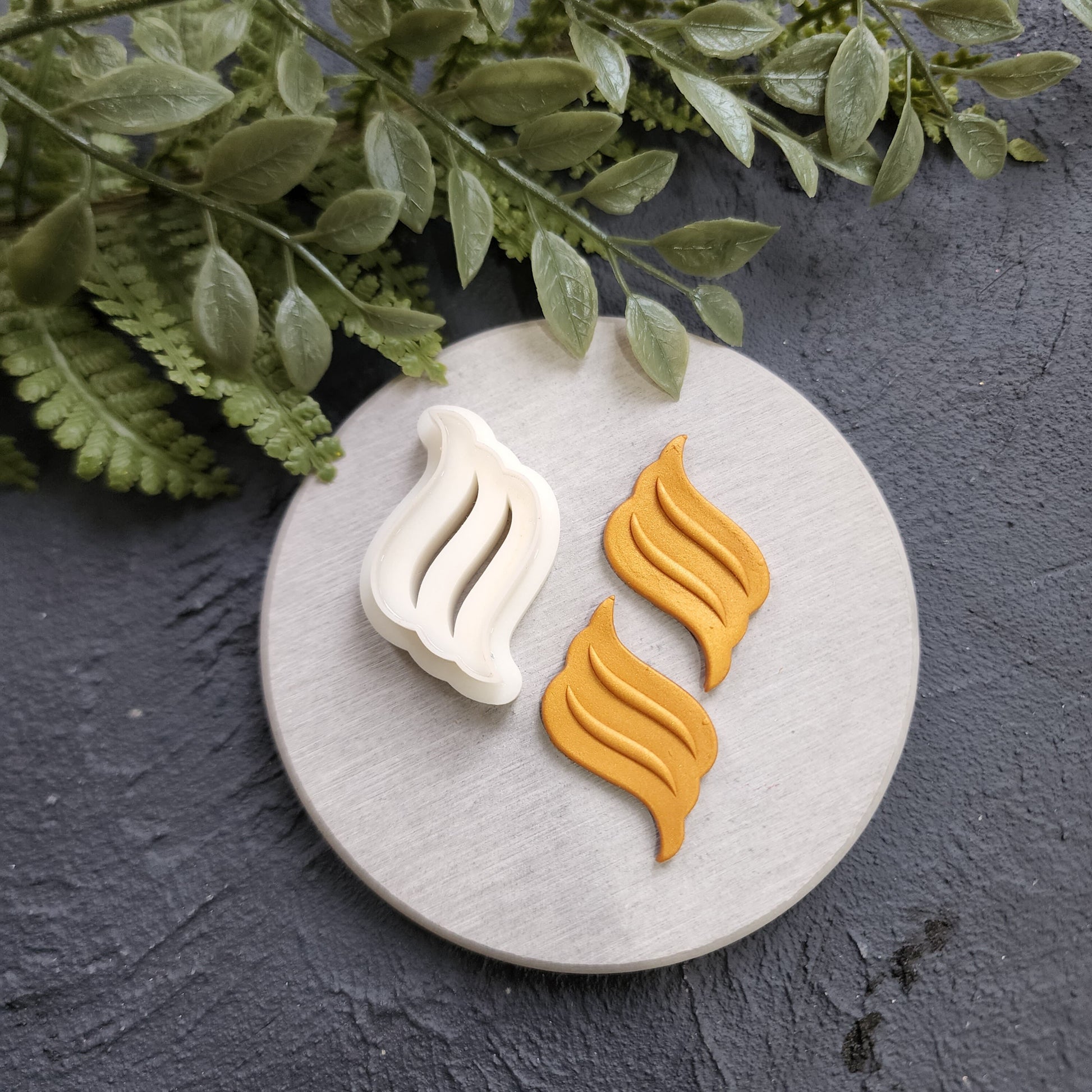 Polymer Clay cutters "Geometry" Earrings sharp clay cutter / Polymer clay tool / Earrings cutter / Botanical cutter / Jewelry cutter