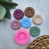 Polymer clay mold Silicone earrings mold "Hrisantema flower" Summer mold mould for resin and polymer clay Polymer clay tool Clay cutter