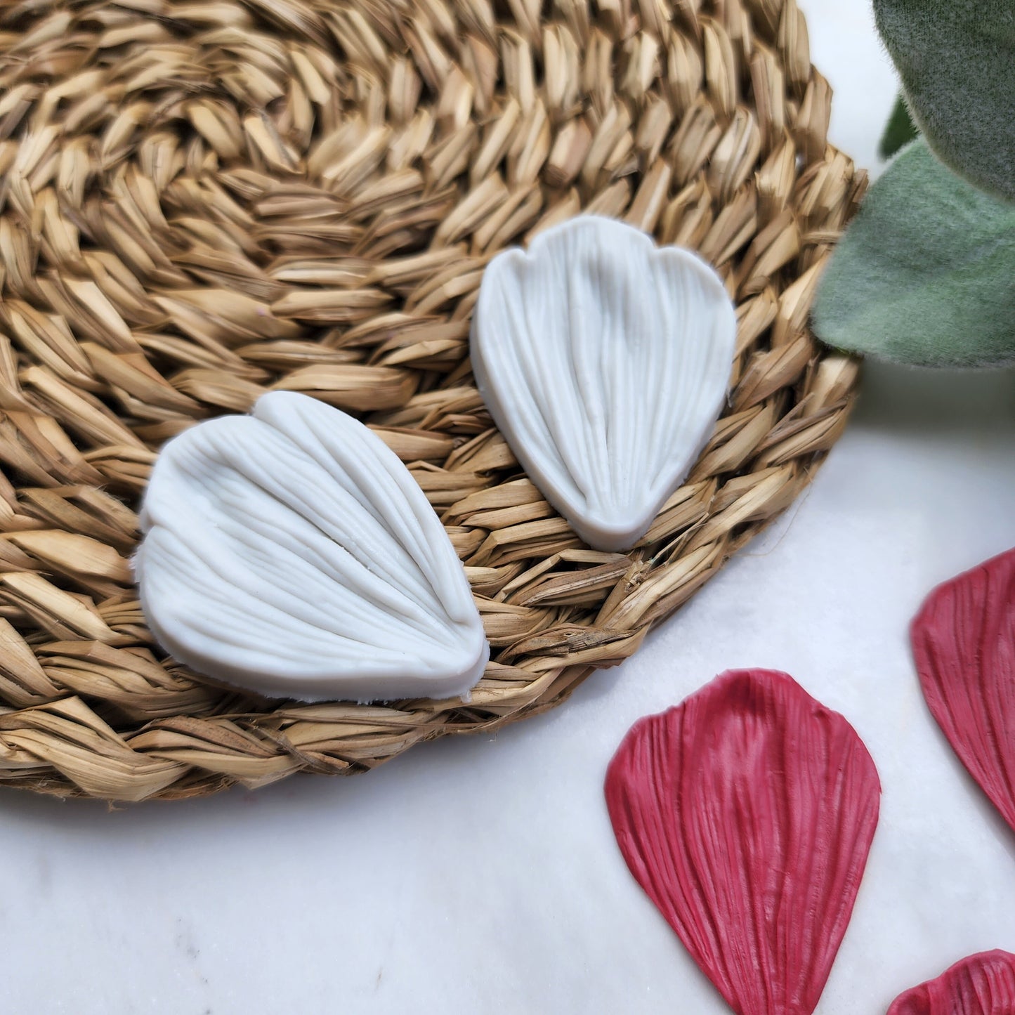 Polymer clay mold Silicone earrings mold "Poppy flower" Summer mold Polymer clay texture Clay tool Flower cutter Silicone earrings molds