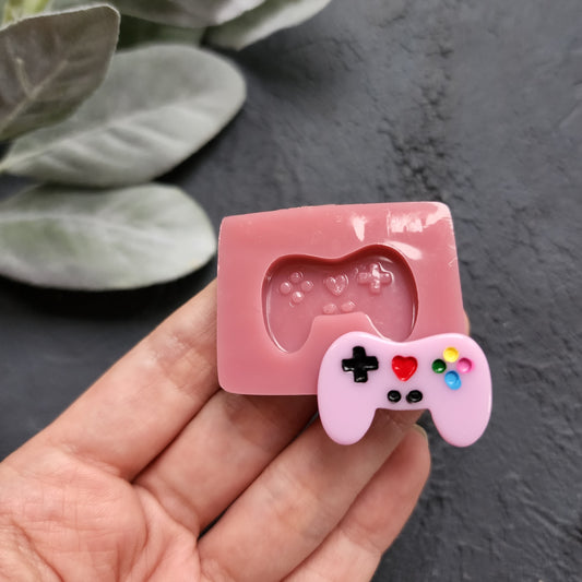 Silicone earrings mold / Silicone epoxy mold / Silicone stud earring moulds / Silicone UV resin molds / Game joystick jewelry mold/Clay tool