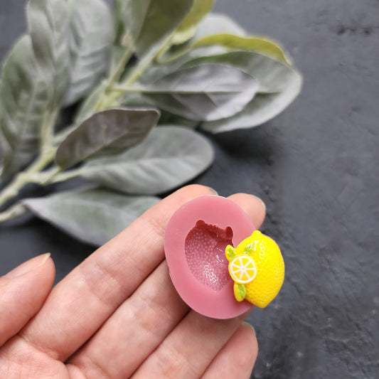 Silicone earrings mold / Silicone epoxy mold /Silicone stud earring moulds/ Silicone UV resin molds / Fruits Lemon jewelry mold / Clay tool