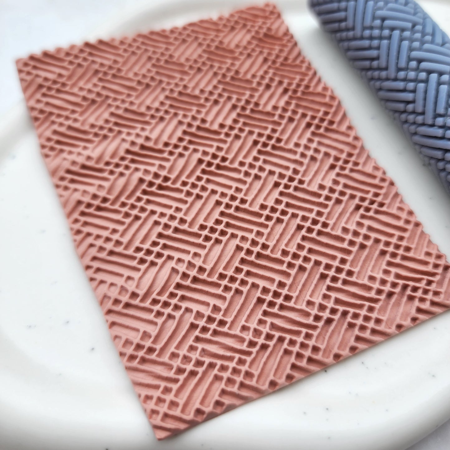 Polymer clay texture roller clay stamp 3D printed embossing Polymer clay tool Vintage pattern roller Organic pattern texture Clay cutters
