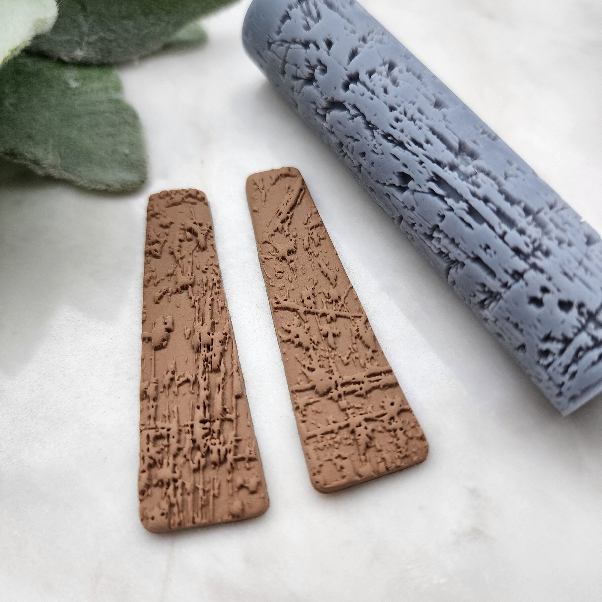 Polymer clay texture roller clay stamp 3D printed embossing tool "Splatter texture" Clay tool Polymer clay supplies Jewelry supplies