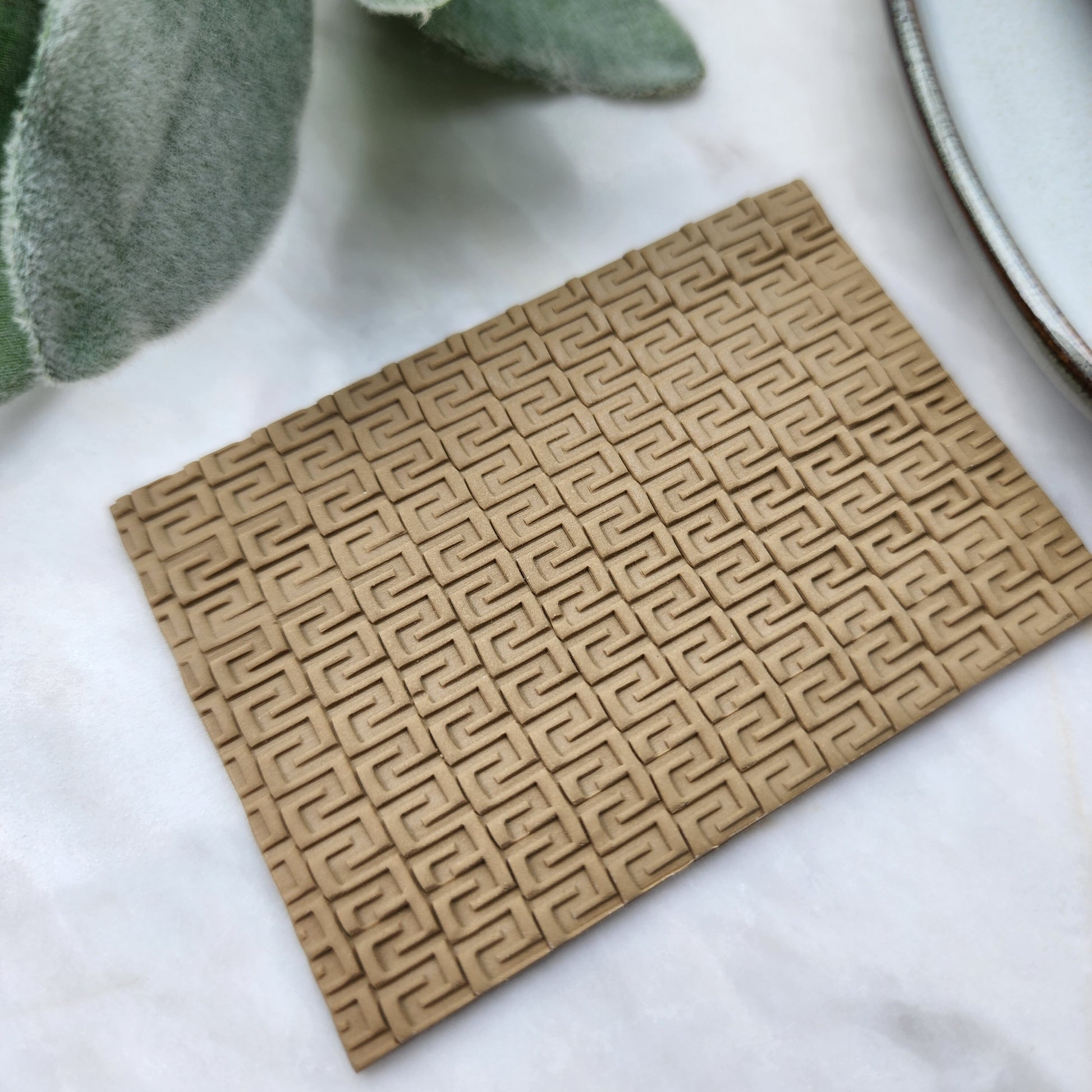Polymer clay texture roller clay stamp 3D printed embossing Polymer clay tool Vintage pattern roller Organic pattern texture Clay cutters